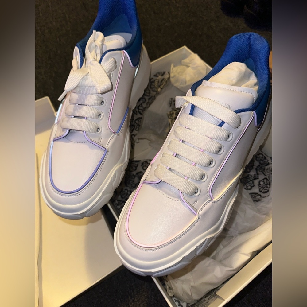 Designer Alexander McQueen Men’s sneakers
Multi colored 
Brand new